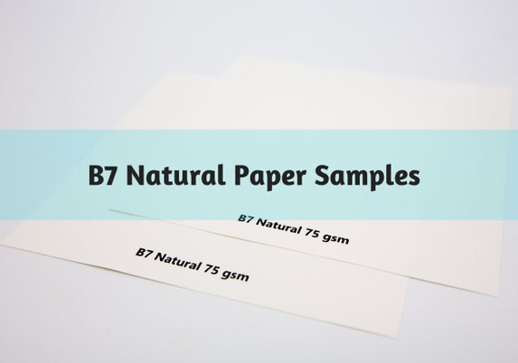 S013: B7 Natural Square Samples Cosmo Air Light Alternative 4.5" x 4.2" Paper 12 Sheets