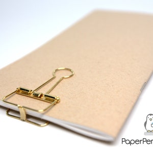 Midori Insert Kraft Brown Travelers Notebook