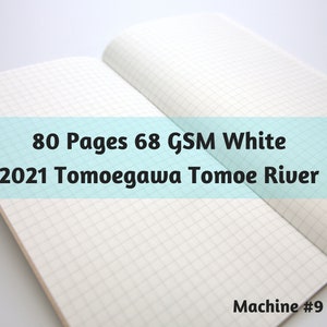 S019: 2021 Original Tomoegawa Tomoe River White Paper 68 GSM  80 Pages Notebook