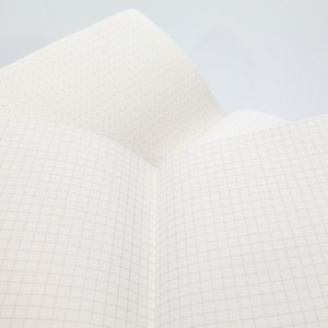 S016: Cosmo Air Light 80 Pages 75 GSM Japanese Paper Travelers Notebook Insert Light Cream Paper image 4