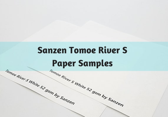 S002: Sanzen Tomoe River S Square Samples Tomoe River Successor 4.5" x 4.2" Paper 12 Sheets