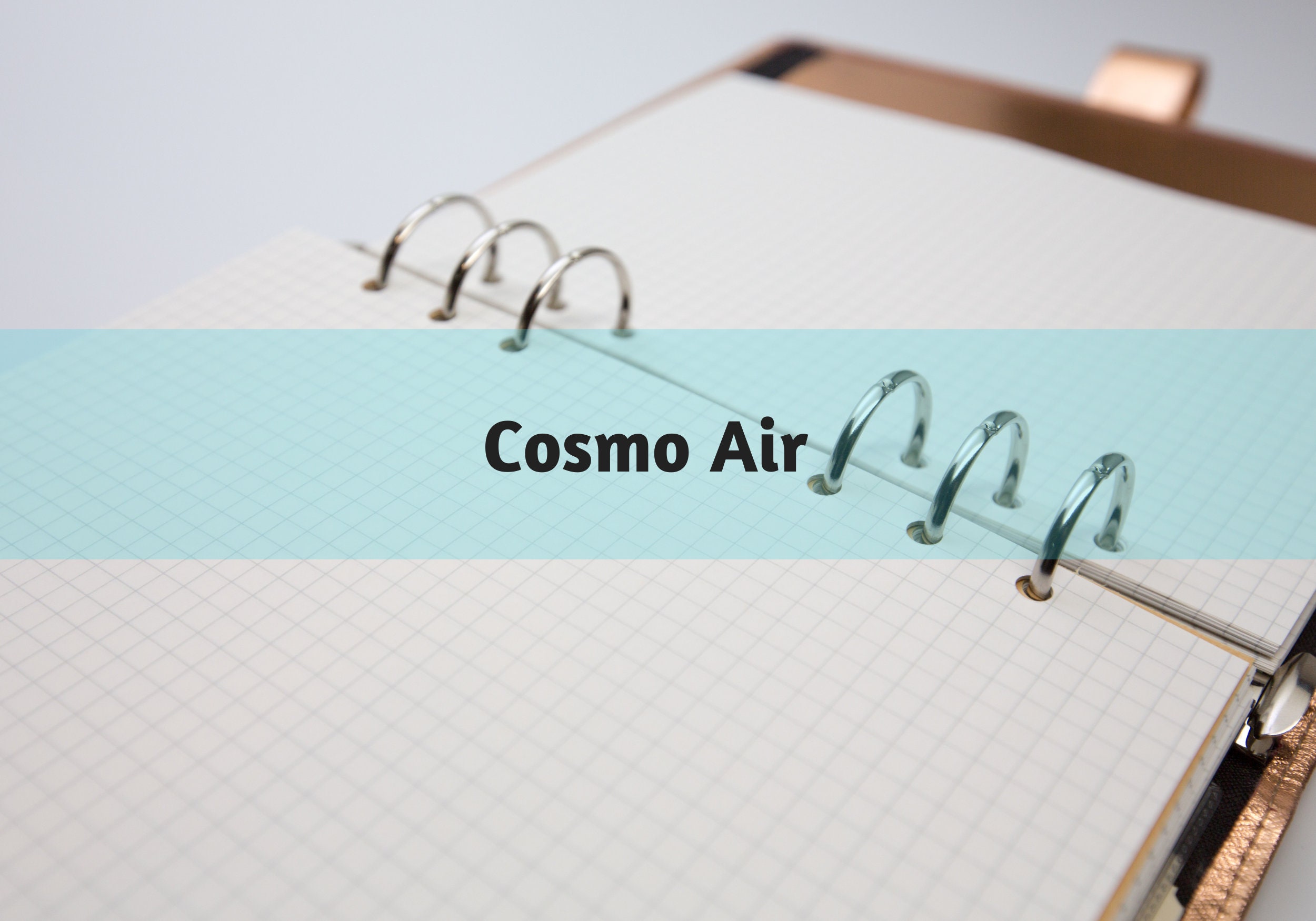 Cosmo Air Light Twin Ring Spiral Fountain Pen Friendly Notebook – The Paper  Mind