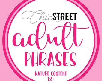 The Adult Phrases | Adult Collection Sampler | Good Vibes | Planner Stickers