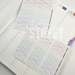 Pastel Star Dividers | Hand Drawn | Planner Stickers