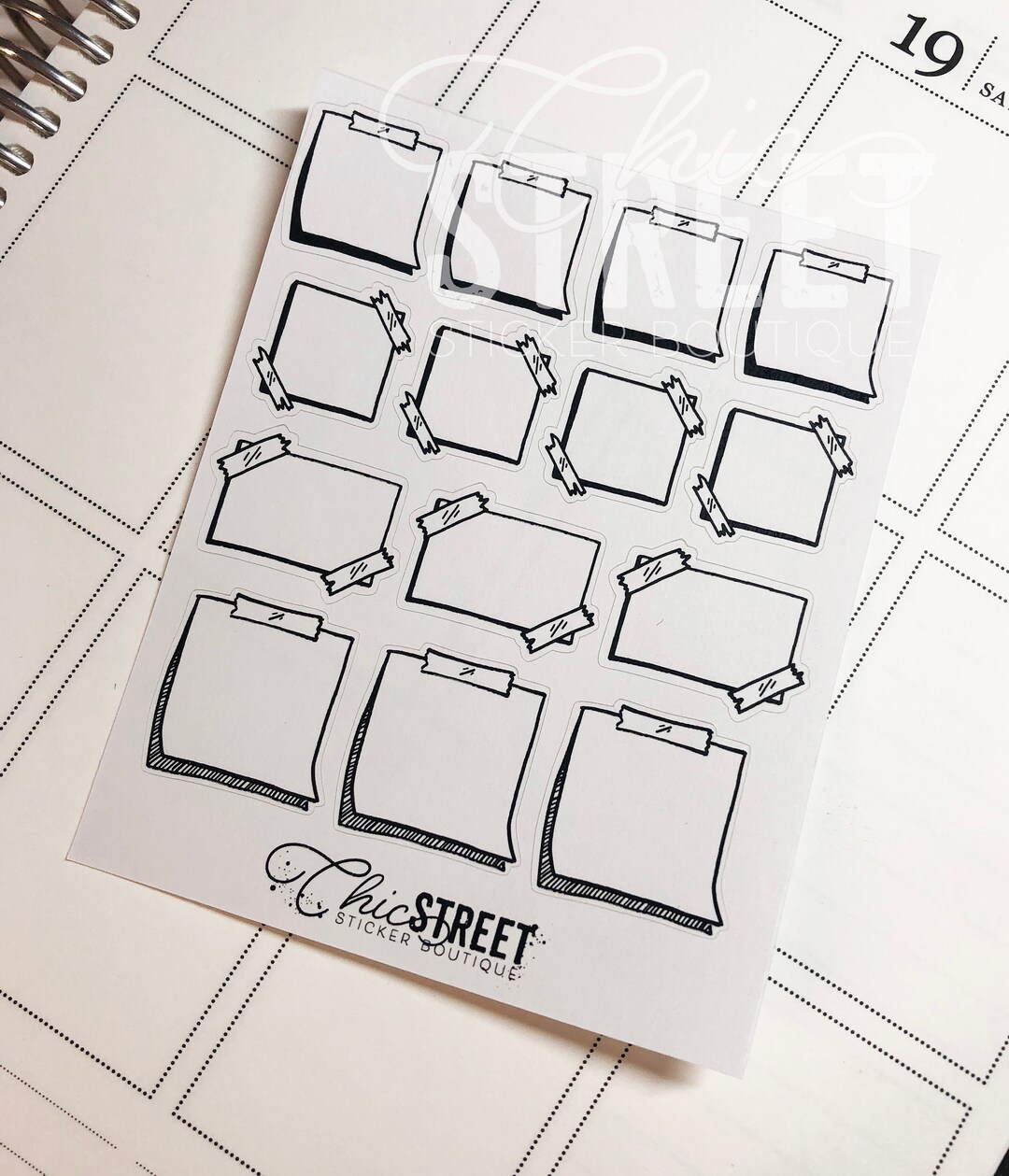 Mini Sticky Notes Sampler | Planner Stickers - Etsy