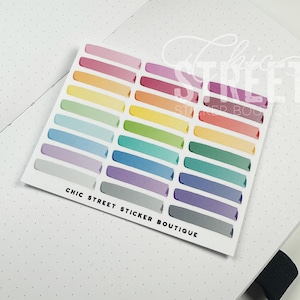Colorful Markers | Hand Drawn | Planner Stickers