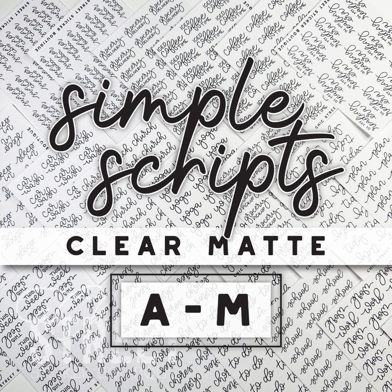 Printable Simple Sticker - Etsy