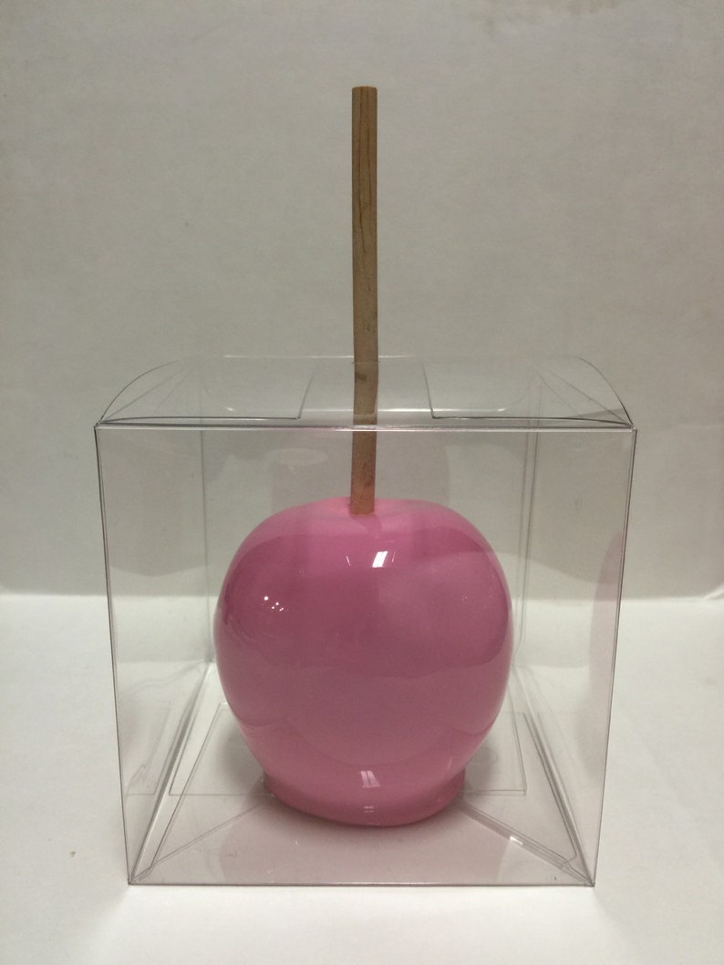 Clear Candy Apple Boxes Etsy