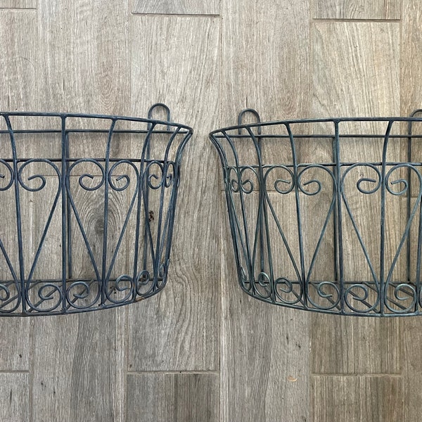 Hanging Wire Basket Etsy