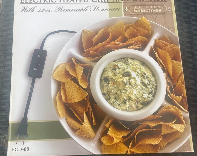 Kitchen Selectives Electric Heated Chip and Dip Tray Etsy