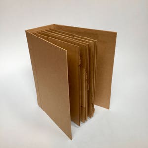 Blank Handmade Mini Photo Album Pre Made for Do it Yourself Scrapbook, TUTORIAL NOT INCLUDED