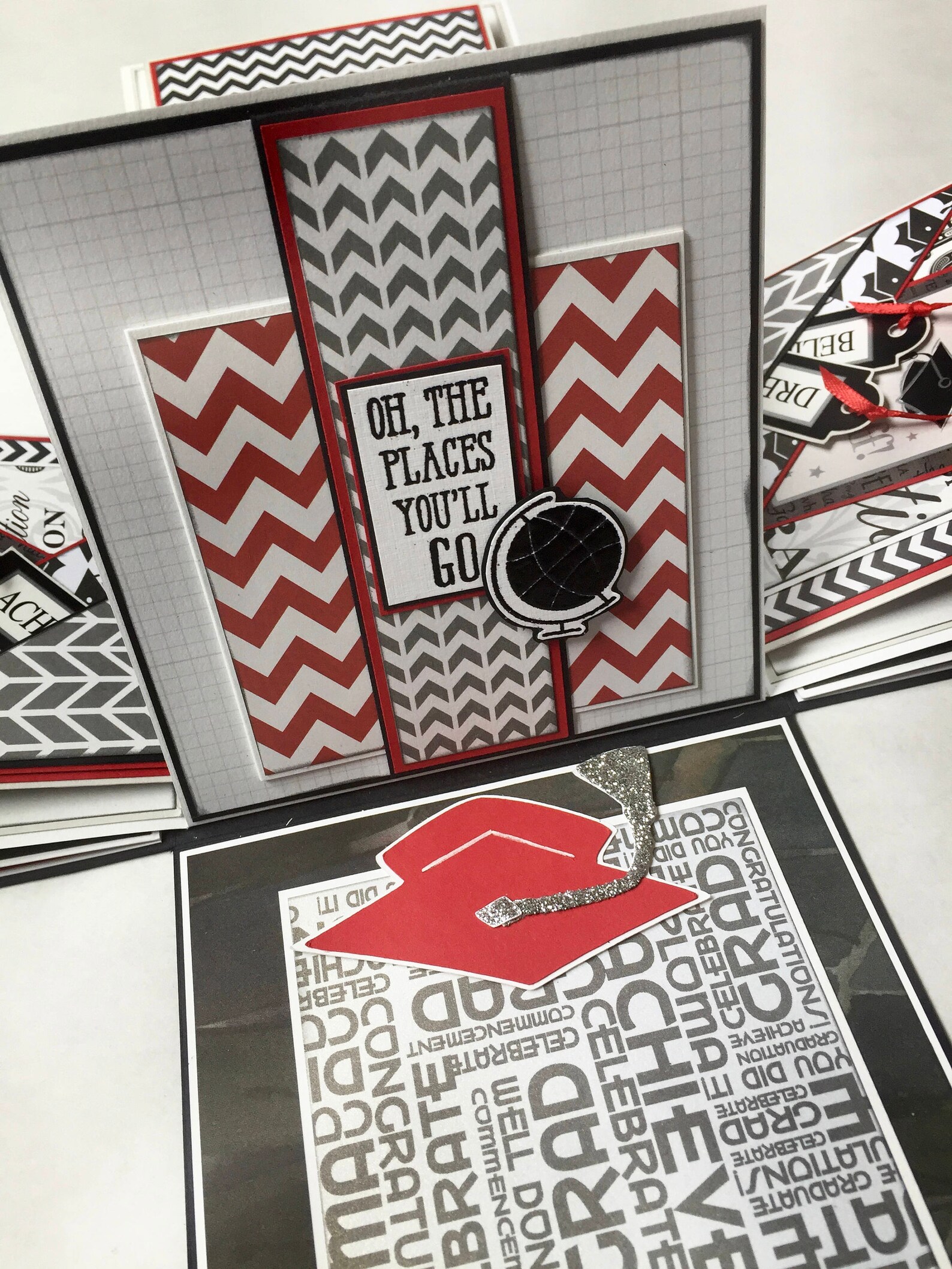 Custom Graduation Explosion Box Scrapbook Custom Graduation | Etsy