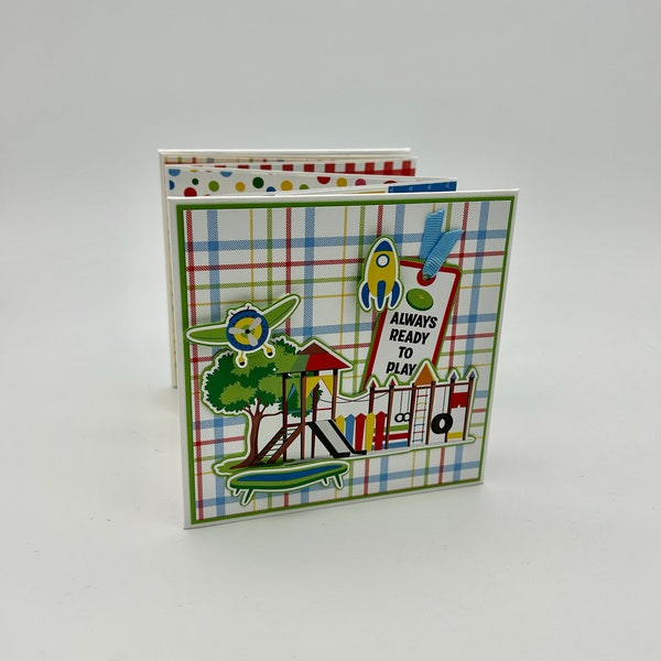 Play Date Accordion Style Mini Photo Album, Scrapbook