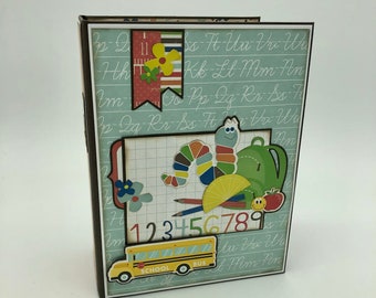 School Mini Photo Album, Scrapbook