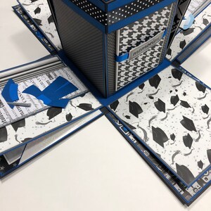 Custom Graduation Explosion Box Scrapbook Custom Graduation | Etsy