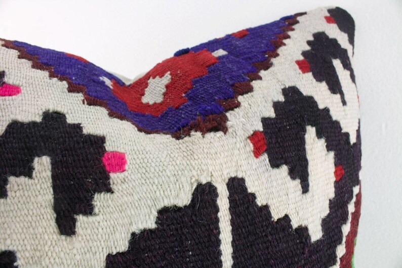 kilim pillow 16X16 kilim pillows decorative pillows for couch kilim pillow kilim pillow cover Turkish pillow kilim cushion