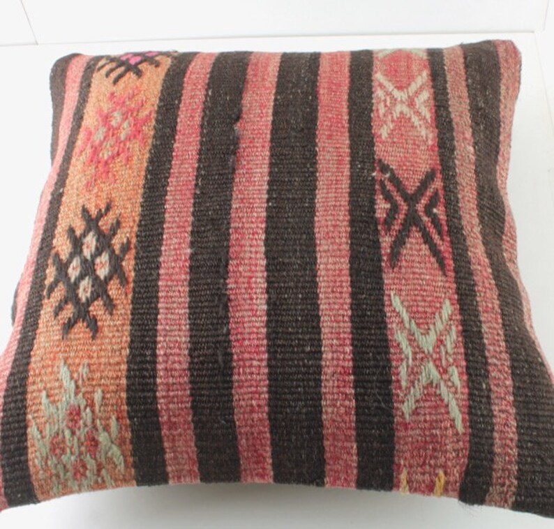 Kilim Sofa Pillow,Home Decor,Kilim Cushion,Kilim Pillow Cover, Kilim Pillow,Kilim Pillow 16X16,Kilim Pillows,Decorative Kilim Pillow