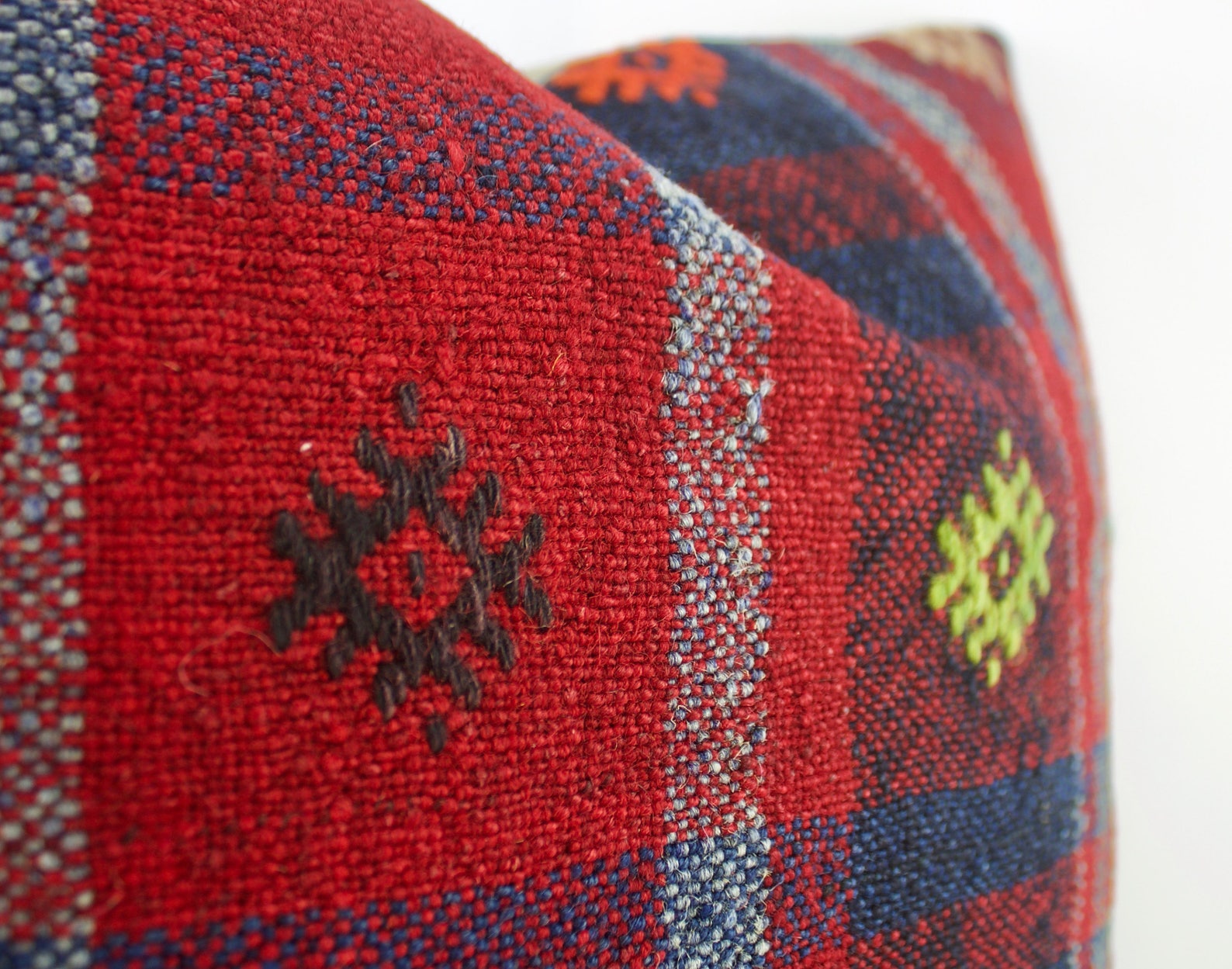 Red Kilim Pillow Vintage Kilim Pillow Cover Kilim Pillow Etsy