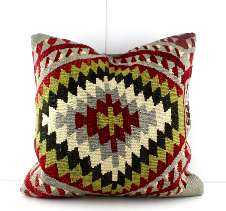 Southwestern Kilim Pillow Kilim Pillow Cover Kilim Pillow Etsy