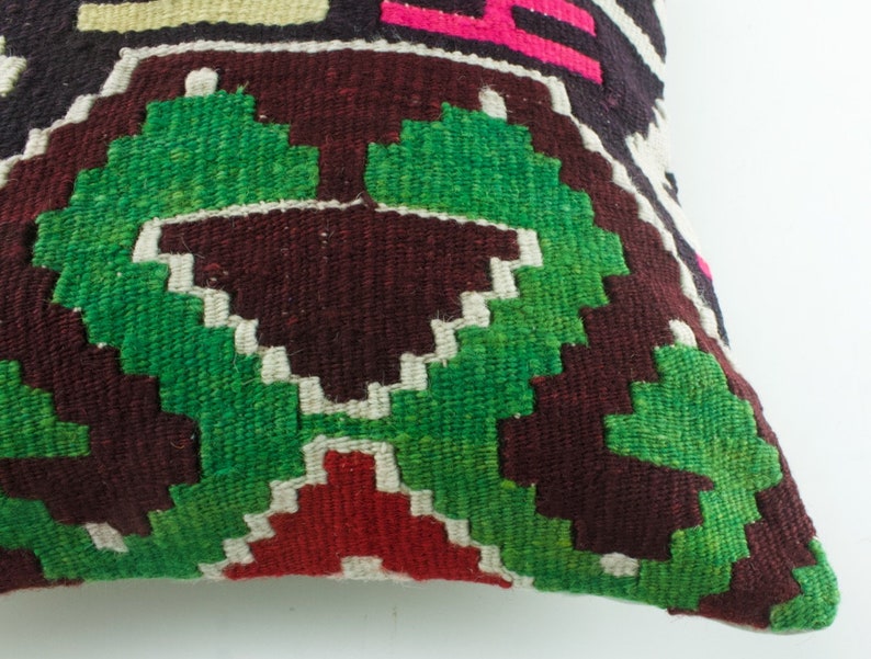 kilim pillow 16X16 kilim pillows decorative pillows for couch kilim pillow kilim pillow cover Turkish pillow kilim cushion