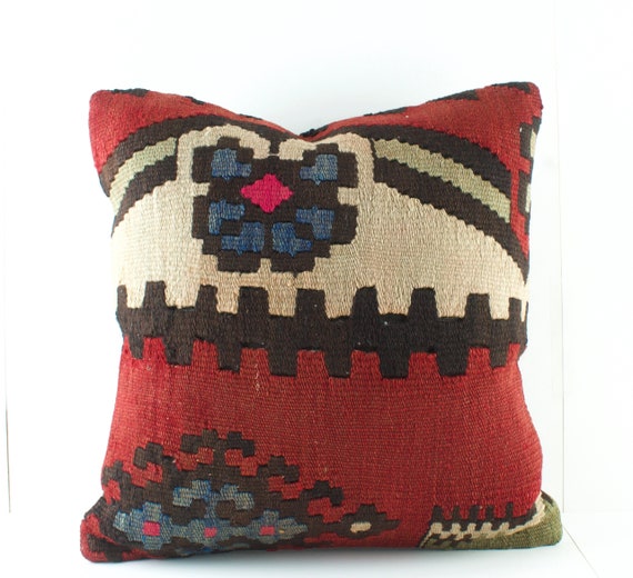 1X3163 1X3165 1X3187 1X3212 BUNDLE DEALS|Turkish Kilim Pillow|Throw Pillow|16x16|Pillow Cover|Farmhouse Pillow|Bohemian Pillow
