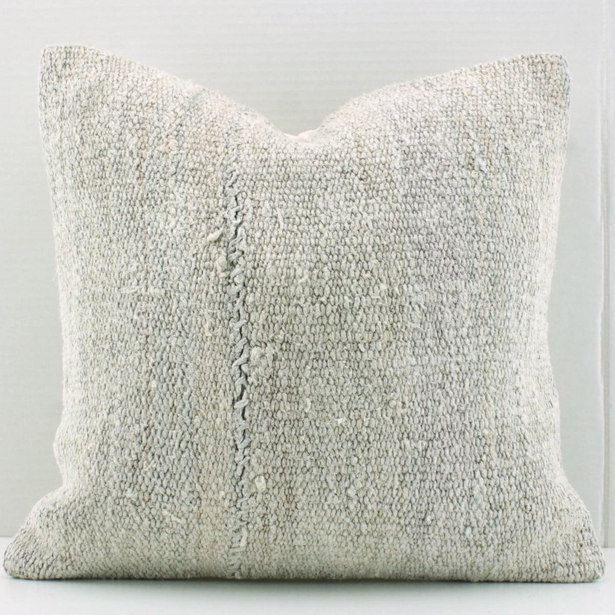 Turkish Hemp Kilim Pillow 17x17,white Kilim Pillow Cover,hemp Kilim Pillow,handmade Kilim Pillow,kilim Cushion,decorative Kilim Throw Pillow - Etsy