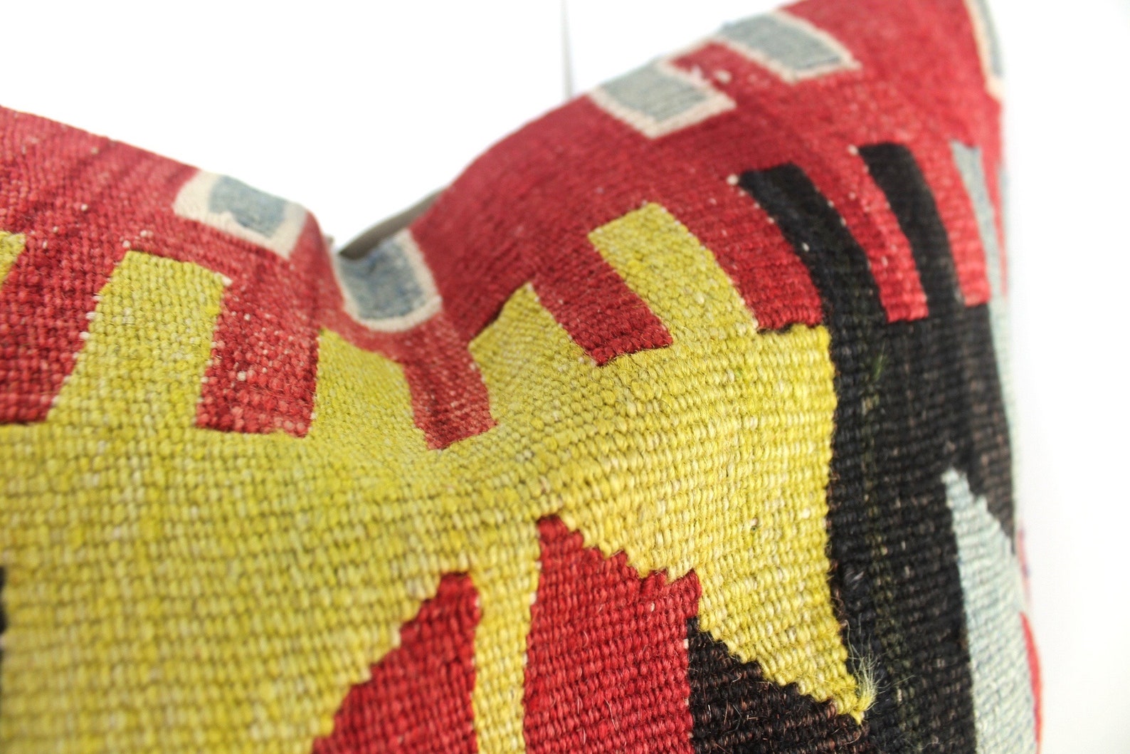 Vintage Red Kilim Pillow Kilim Pillow Cover Kilim Pillow Etsy