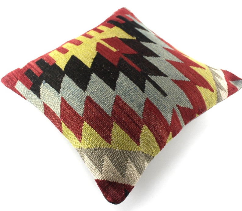 Vintage Red Kilim Pillow Kilim Pillow Cover Kilim Pillow Etsy