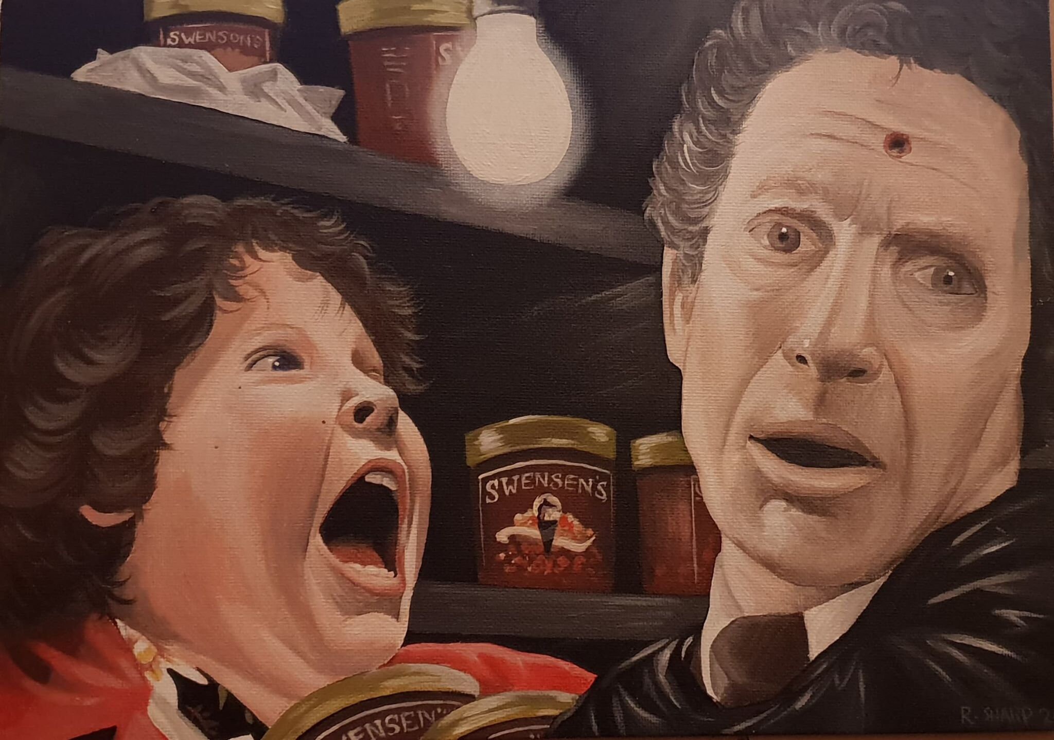 Goonies Captain Chunk And The Stiff Hand Painted Canvas Etsy