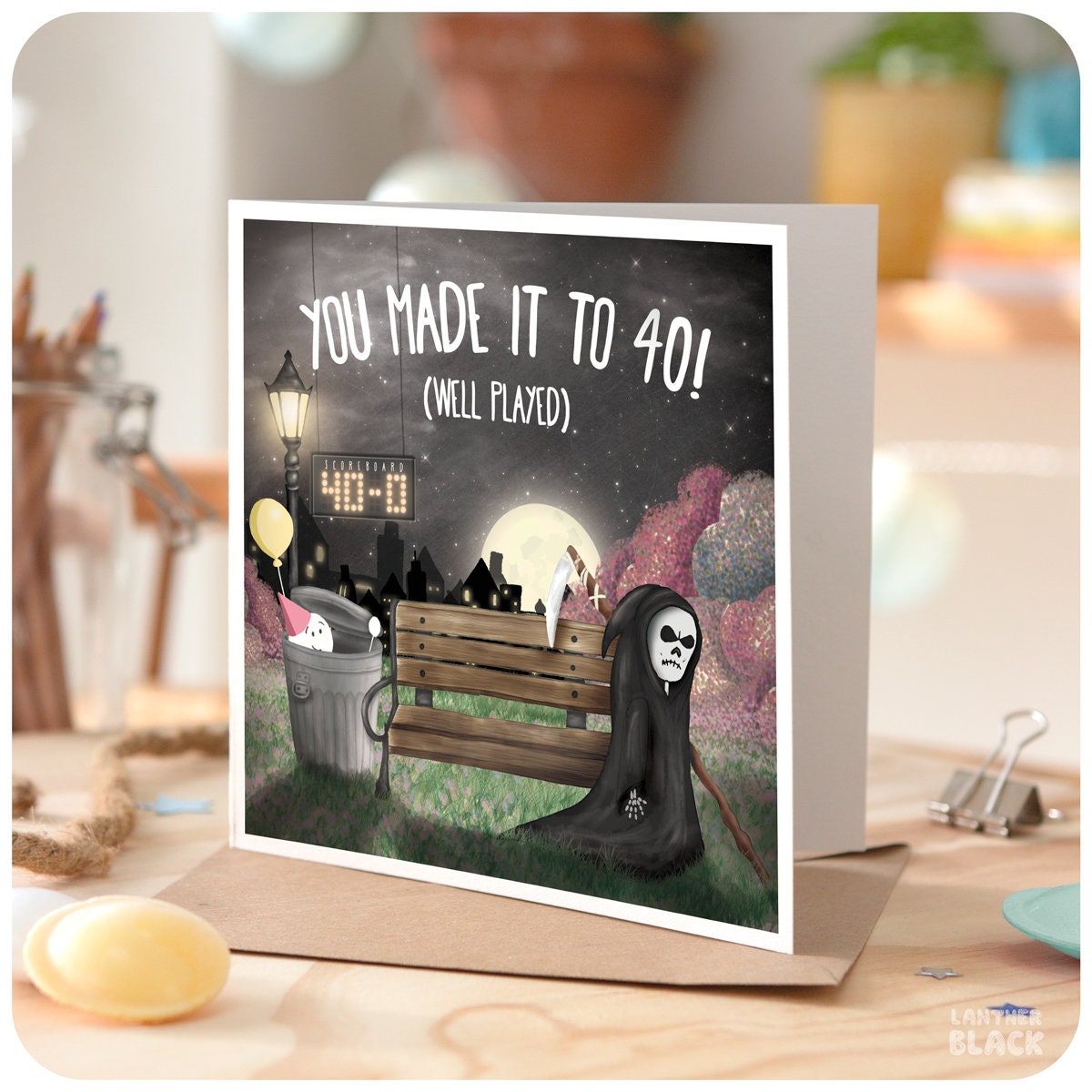 40th Birthday Card / Funny 40th Birthday Card / 40th Card / Best Friend ...