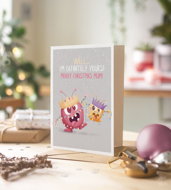 Lustige Weihnachtskarte Für Mütter – Emotional Rescue Design, Mit Liebesgrüßen, 159 X 235 Mm