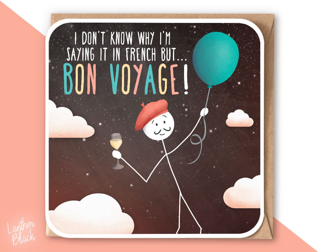 funny bon voyage cards