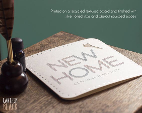 New Home Card Happy New Home Congratulations Housewarming Etsy