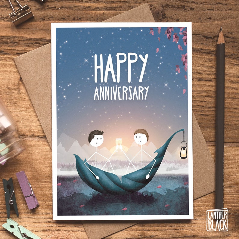 gay-couple-happy-anniversary-card-husband-anniversary-card-etsy
