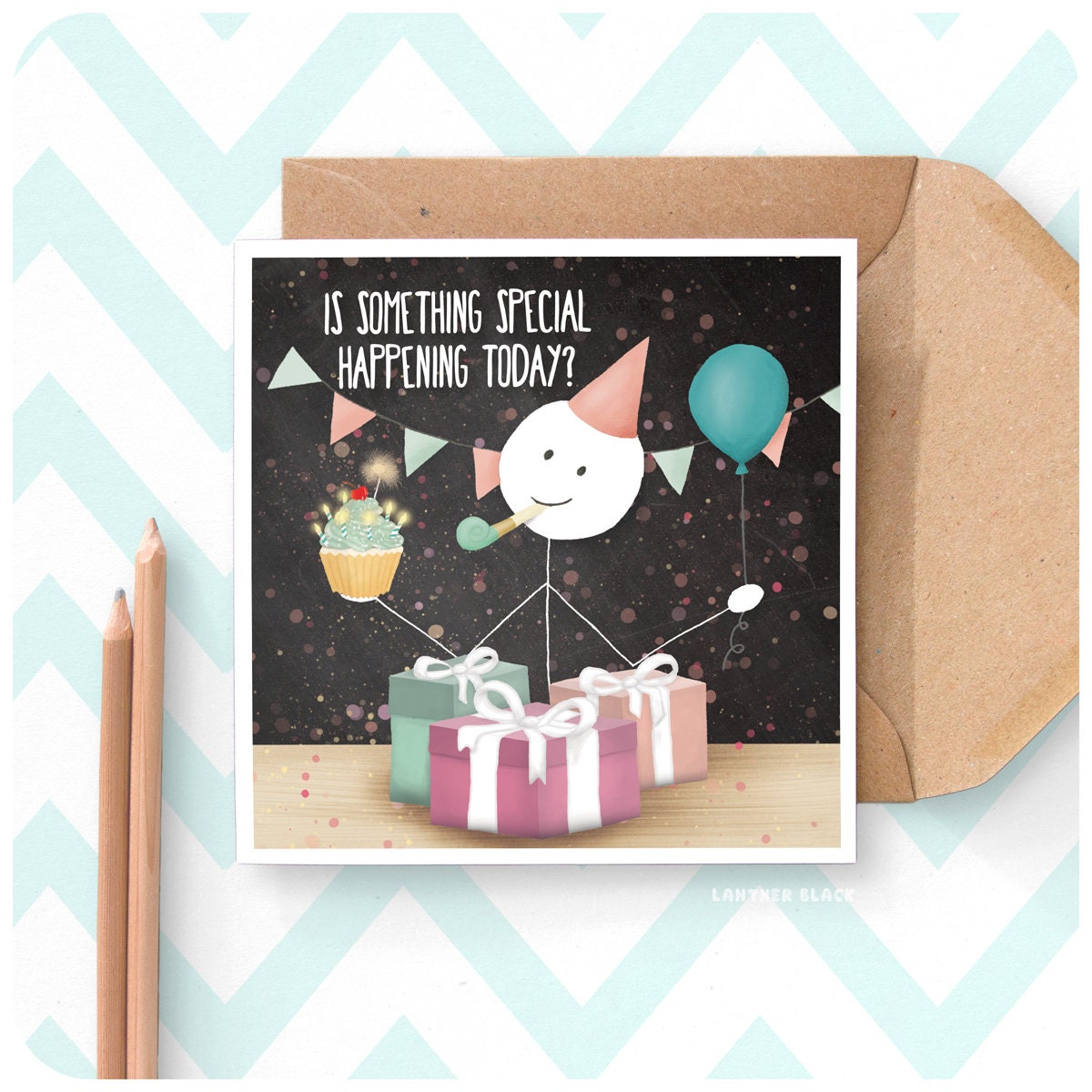 Something Special Happy Birthday Card, Cute celebration Niece Nephew Granddaughter Grandson Sister Daughter Child Teenager Teen SM47
