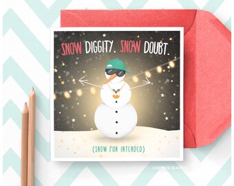 12 Biglietti Di Natale Con Animali Buffi, Kit Completo Con Buste, 6 Design Diversi, Formato 10x8 Cm, Perfetti Per Scrivere Auguri Speciali Ad Amici E Parenti - 3