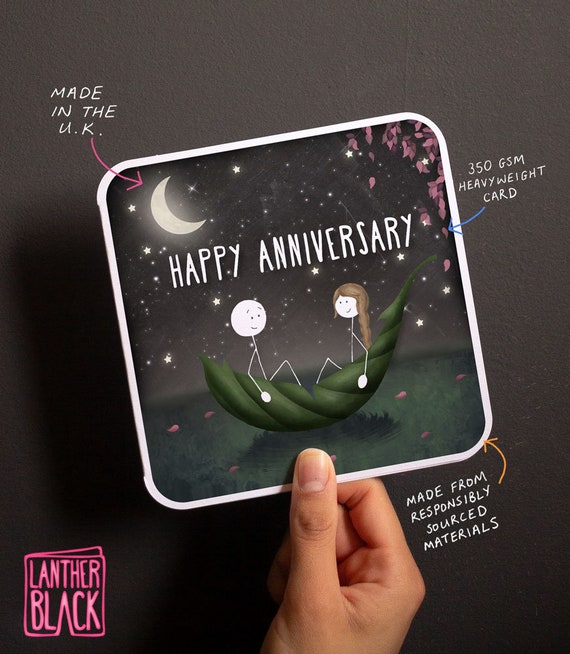 Happy Anniversary Card / Husband Anniversary / Wife