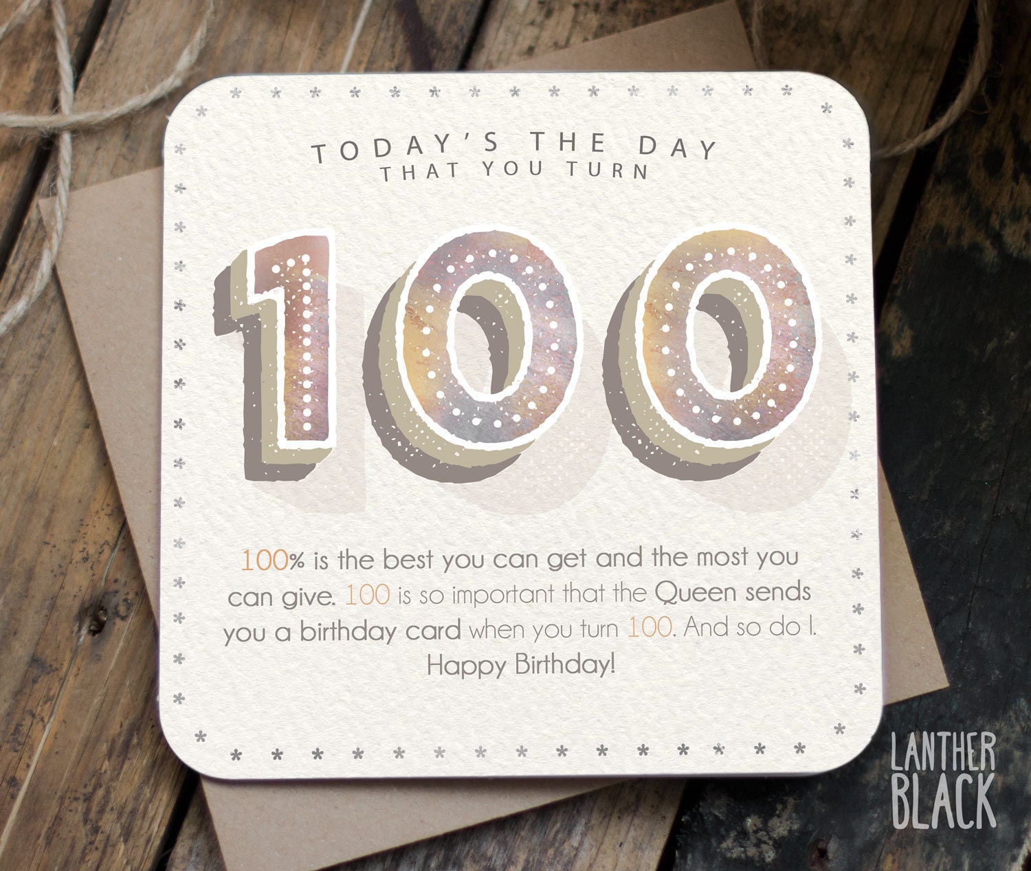 Funny 100th Birthday Card / 100th birthday / 100 birthday / | Etsy