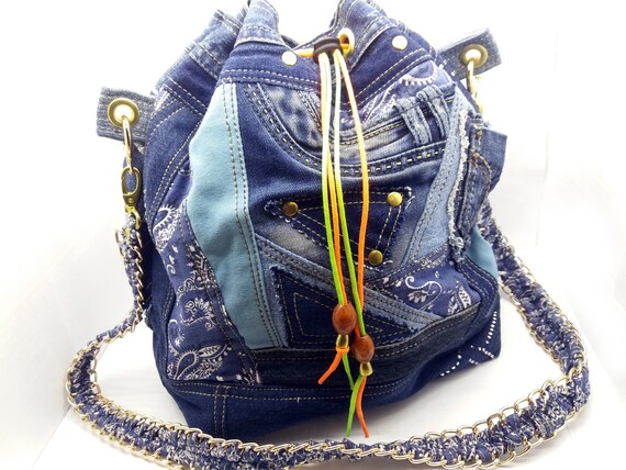 denim blue bag