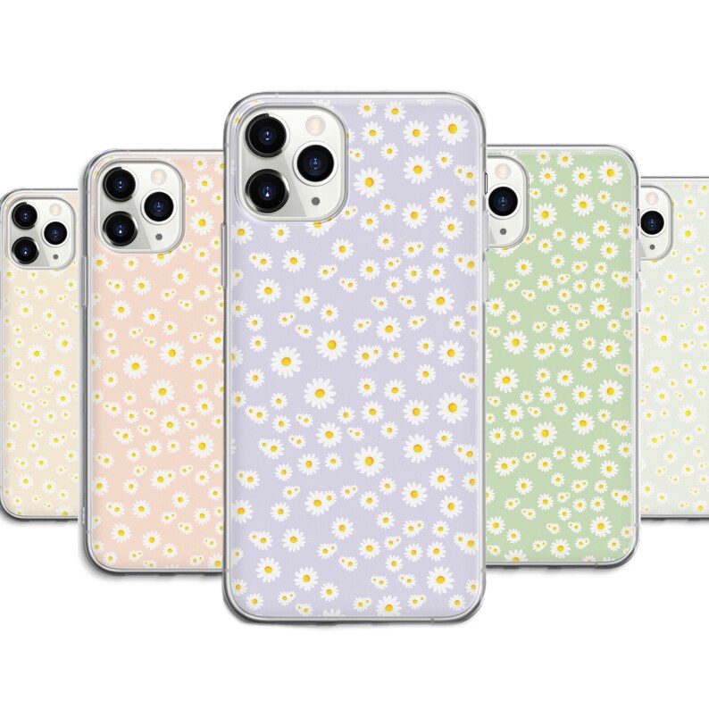 Daisy Iphone Case Daisies Phone Case Aesthetic Flower Flowers Etsy