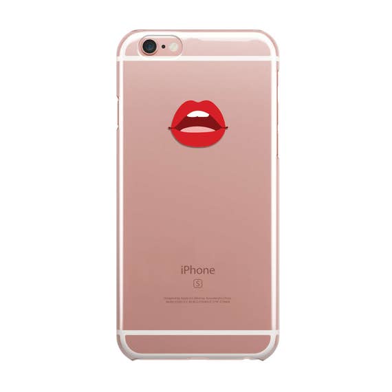 Iphone 6 plus cover - lips tranparant - Iphone 6 plus cover - lips tranparant -