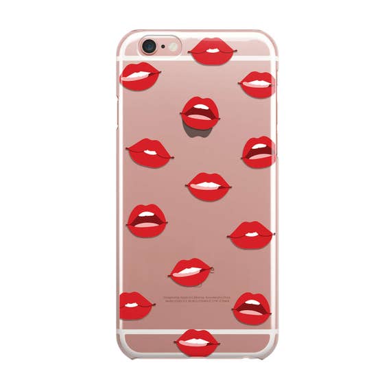 Iphone 6 plus cover - lips tranparant - Iphone 6 plus cover - lips tranparant -