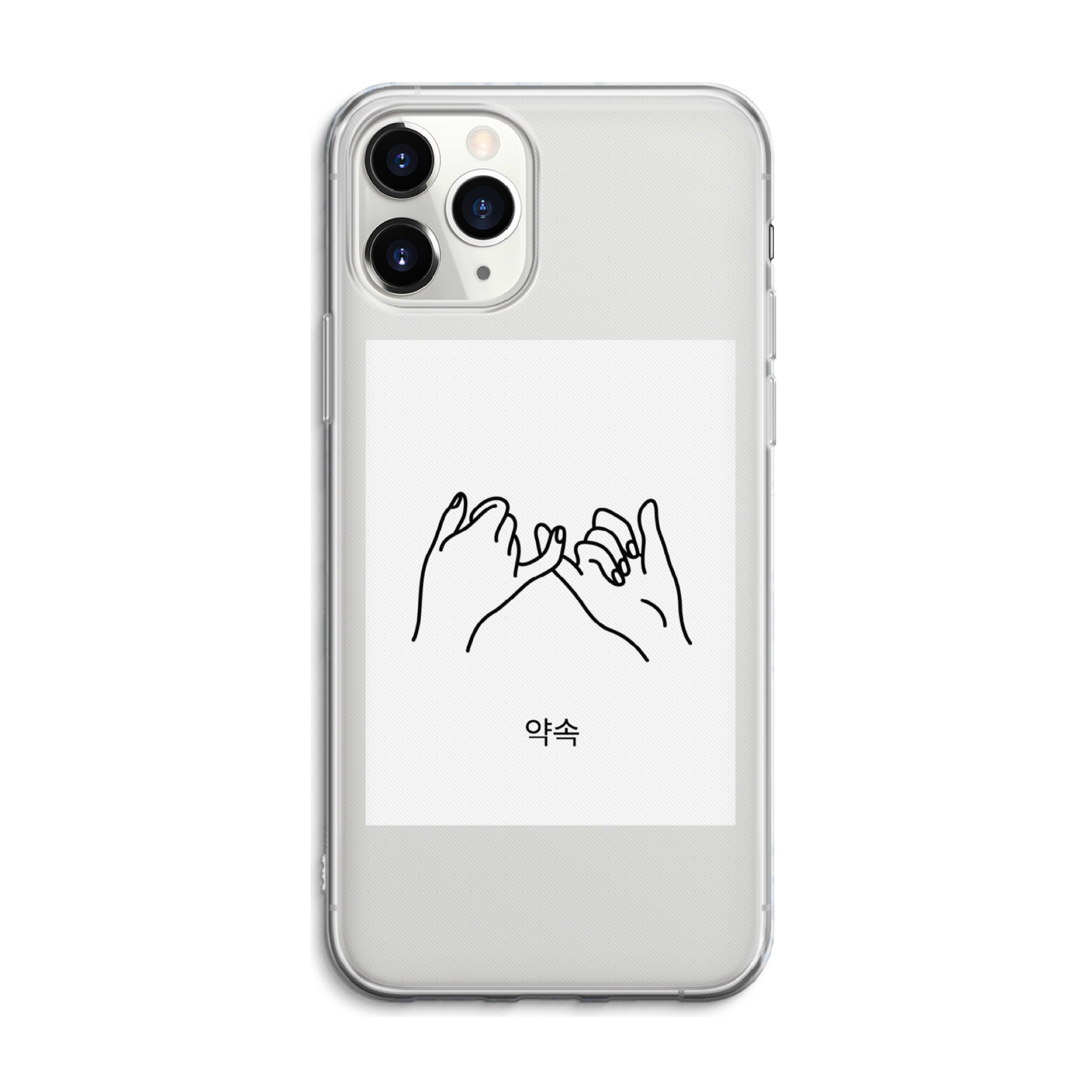 Promise Iphone Case Art Aesthetic Minimalism Kpop Phone Case Etsy