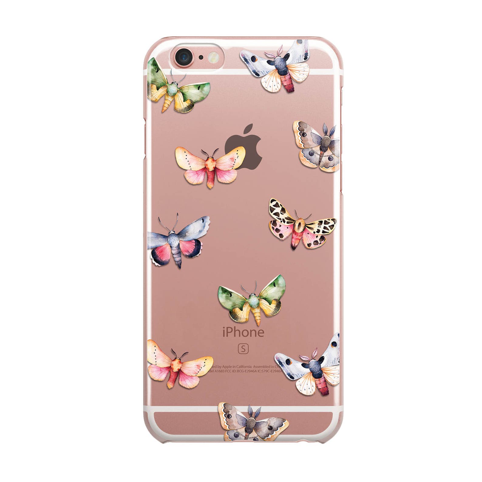 Butterflies Iphone Case Clear Transparent Phone Case Butterfly Etsy