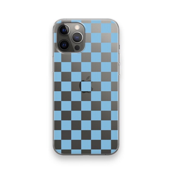 Blue Checkered Phone Case iPhone 12 Pro Max Case Y2K iPhone 