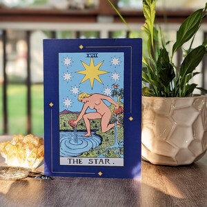 The Star Tarot Greeting Card, 5x7