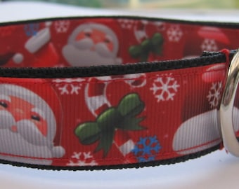 christmas dog collar or matching leash snowman