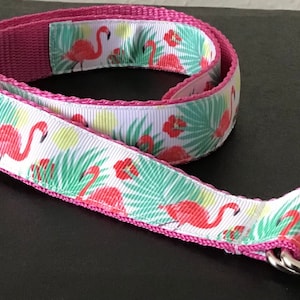 Tropical Flamingo Kindergürtel verstellbar für Kinder Kleinkind Junge Mädchen handmade