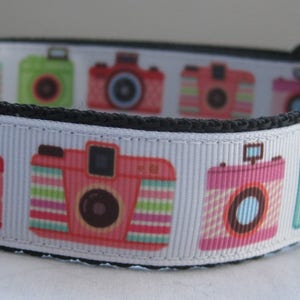 Funky Camera collar matching lead available selfie