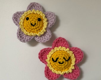 Crochet pattern: Flower power pattern - PDF download flower pattern - crochet PDF patterns - spring flower crochet pattern